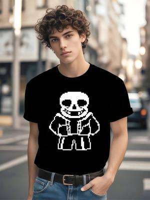 Undertale Sans Skull Graphic Tshirt Graphic Tshirt
