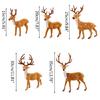 Deer Model Figurine Statues Decorations for Home Merry Christmas New Year Gifts