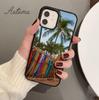 Surfing Hawaii Paradise Phone Case for iPhone 11 12 13 14 Pro Max mini XR XS SE 2020 7 8 Plus Samsung Galaxy S21 S22 shell