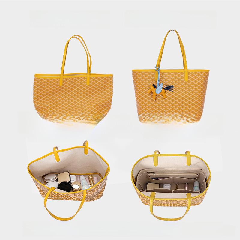 Ultra-Light Goya Liner Bags: Large, Medium, and Small Totes with Built-In Storage