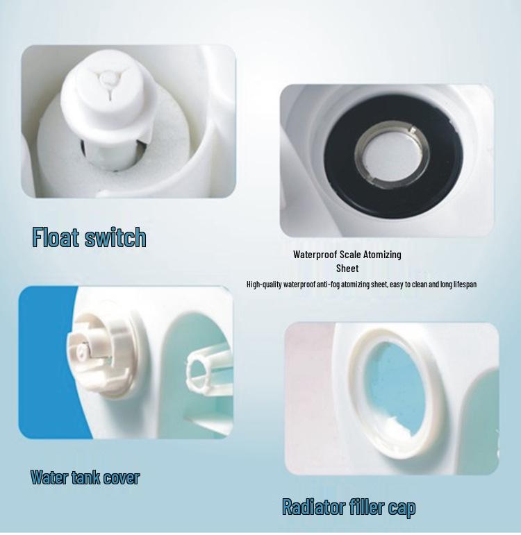 Home Ultrasonic Air Humidifier with Large Capacity, Silent Operation, Seven-Color Night Light & Aromatherapy Function