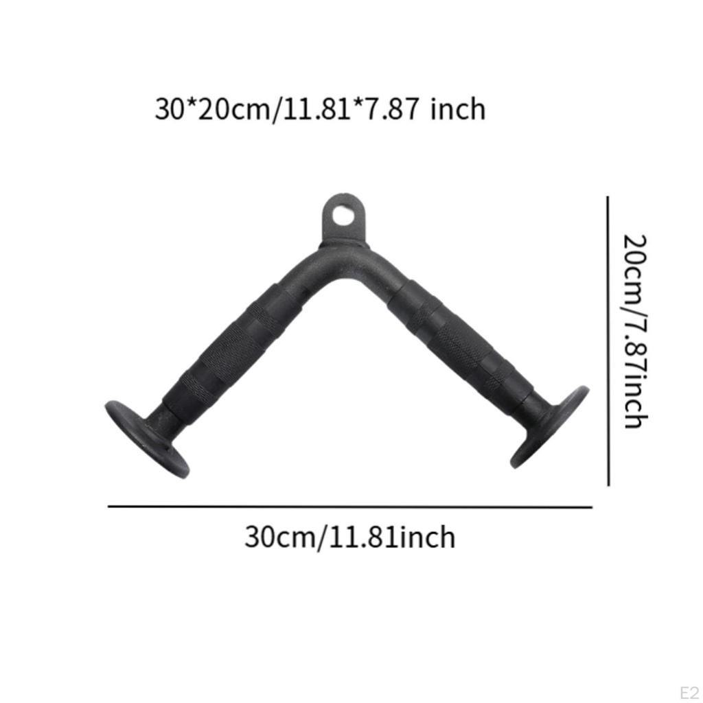 Tricep Press Push Down Bar Home Gym Pull Cable Machine Attachment Back Shoulders Muscle
