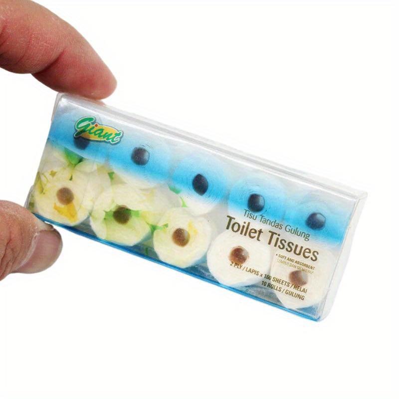 

1/12 масштаб Мини кукольный домик рулон туалетной бумаги модель кукольный домик туалетная бумага декор кукольный домик ванная комната аксессуары декор - 1 шт