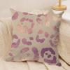 Pink Leopard Cushion Cover Soft Plush Fabric Double-Sided Printed Sofa Cushion Cover For All Seasons Home Decor Gift