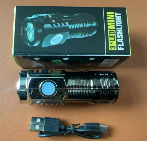 Three-Eyed Little Monster: Super Bright, Long-Lasting Multifunctional Flashlight with Magnet, Rechargeable and Explosion-Proof for Emergencies