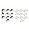 10Pcs Generic Snow Guards with Seal Gasket Gutter Guards for Roofing
