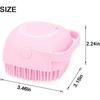 Silicone Body Brush Shower Scrubber With Shower Gel Dispenser Function-1