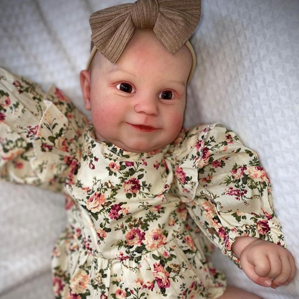 60 CM Bebeluș Renăscut 3D Vopsea Piele Cu Ventură Pânză Corp Păpușă Jucărie din Silicon pentru Fată Prințesă Toddler Bebe Artist Collection