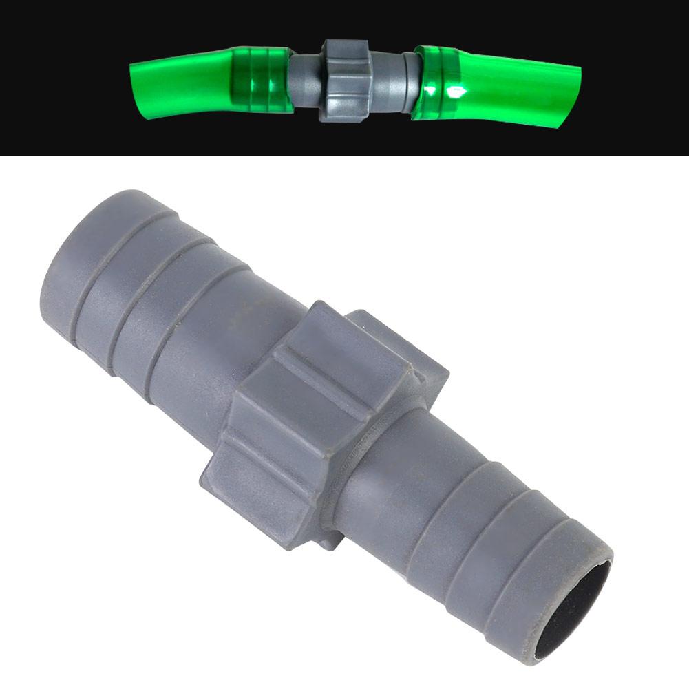 Plastic Aquarium Fish Tank Variable Diameter Adapter Connector Inlet Outlet Water Pipe Accessories17mm To 20mm Gray