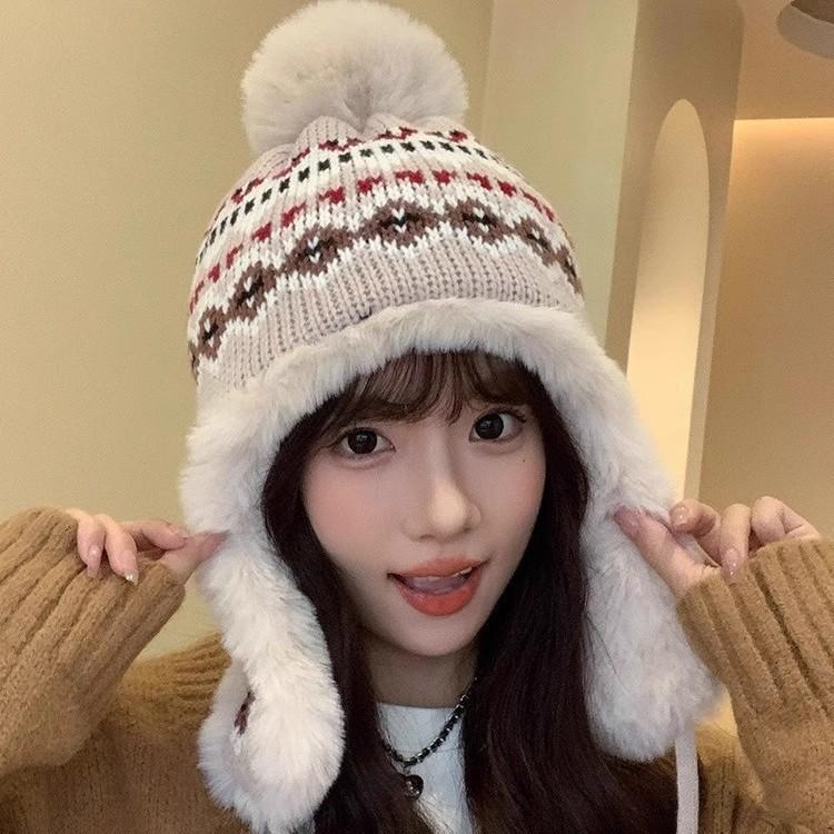 Women's Winter Retro Warm Knitted Hat Knitted Hat Knitted Hat