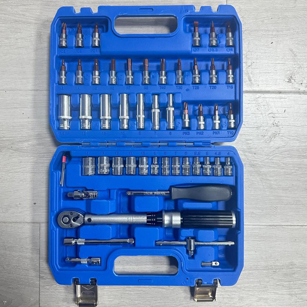1/4" Adjustable Torque Wrench 5-25NM Preset Quick Release Set