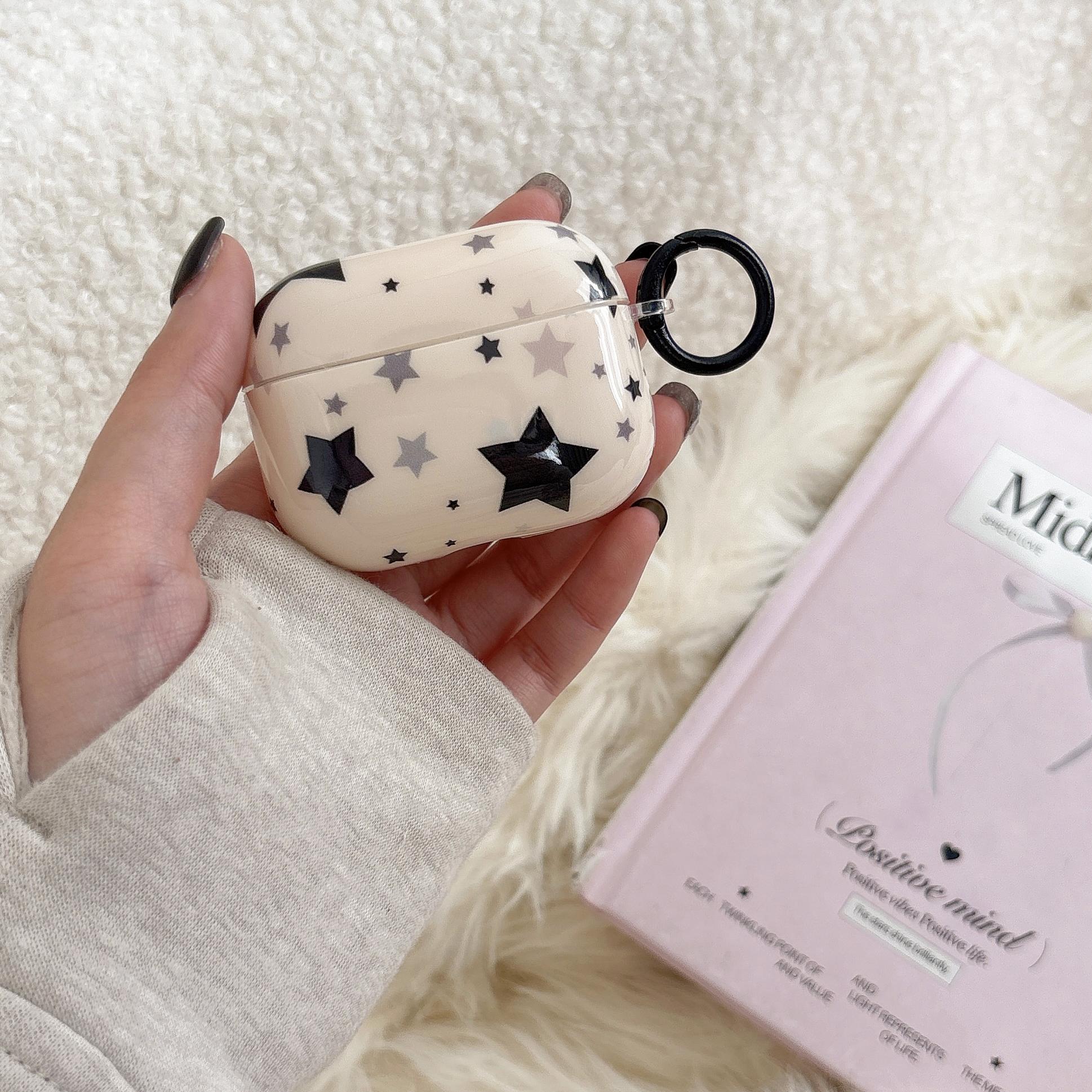 

Colorful Stars For iPhone Headphone Case For Apple Airpods 4 Wireless Bluetooth Headphone Cover For Airpod Pro 3 Headphone Case For AirPods 1