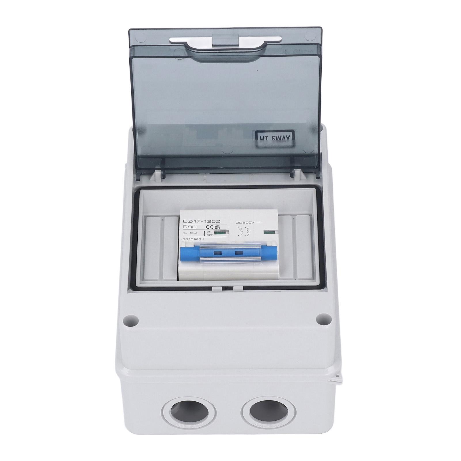 

Circuit Breaker MCB PV Combiner Box Disconnect Switch 500V DC with IP65 Waterproof Distribution Box