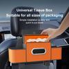 Car Seat Back Organizer with Tissue Box,Multifunctional Resin Storage Rack with Hooks for Access By Driver,Passenger,Vehicle Interior Organization