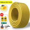 10/20/30m Heavy-Duty Rubber Garden Hose - Scratch & Wear Resistant, Leak-Proof, All-Season for Home, Balcony & Car Washing