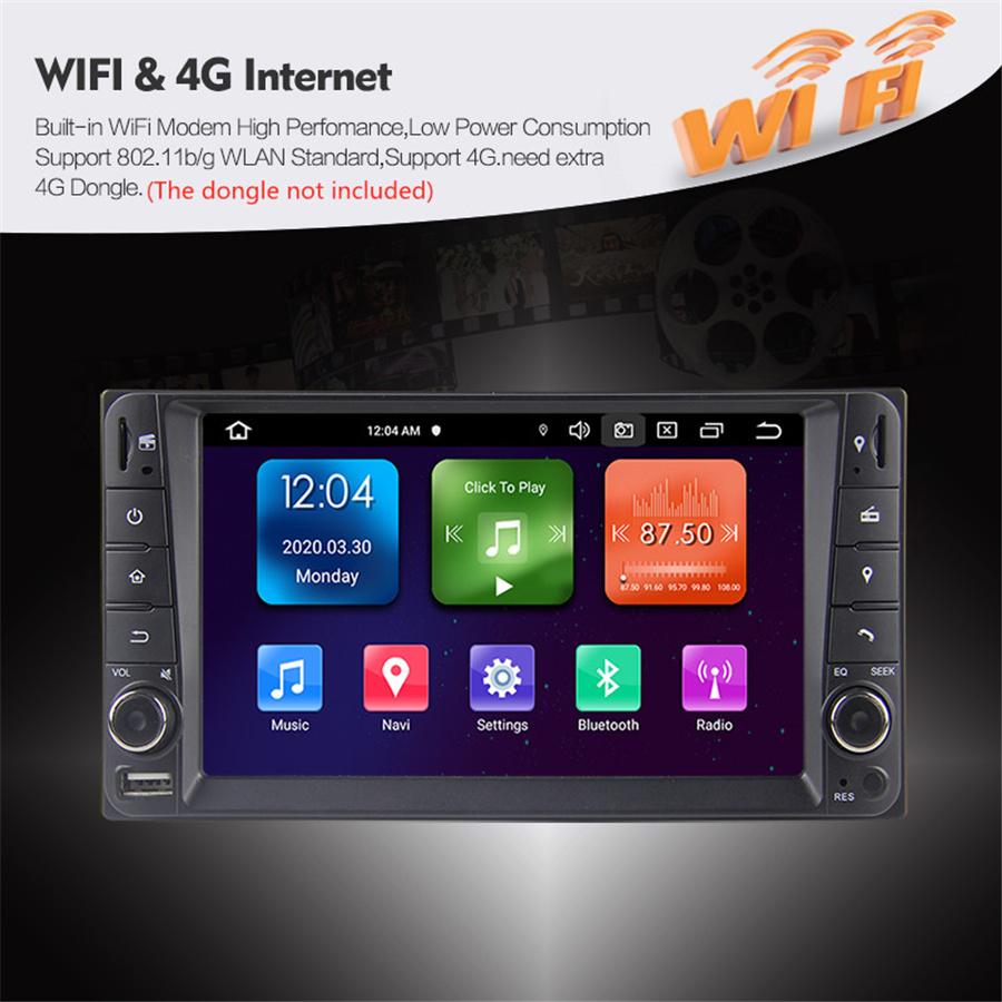 Android 10 Multimedia Player GPS Navi Car Stereo 7 Inch Built-in Carplay 2+32G Navigation FM AM RDS For Toyota RAV4...