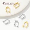 18K Gold Plated Fasteners For Earrings,Earring Fixtures,Earring Hooks For Jewelry Making,Accessories For Earrings,DIY Findings