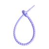 DIY Jewelry Key Chain Self-Locking Lanyard Strap Candy-Colored Little Flower Silicone Rope 25cm Dress Tags Rope