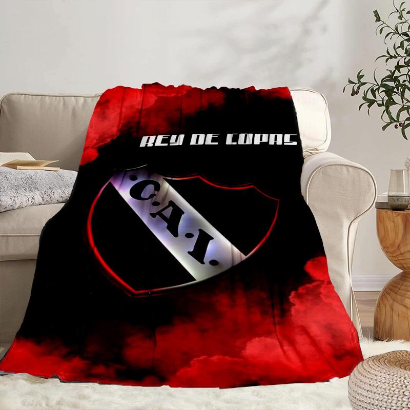 Club Atletico Independiente Portable Blanket/Soft Blanket Bedding Blanket Suitable for Travel Camping Living Rooms Offices Sofas Fan Gifts