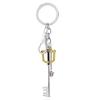Kingdom Hearts Key Holder Necklace Crown Keychain Accessory (A)