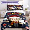 Warner Bros. Obras (sesenta y cinco) Juego de Ropa de Cama Personalizado con tu Nombre Funda Nórdica Transpirable con Fundas de Almohada Decoración del Hogar Regalo de Cumpleaños