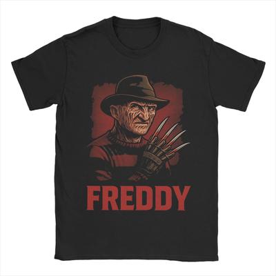 Herren T-Shirts Albträume Freddys Kruegers Neuheit 100% Baumwolle T-Shirt Kurzarm T-Shirts Rundhals Kleidung Erwachsene