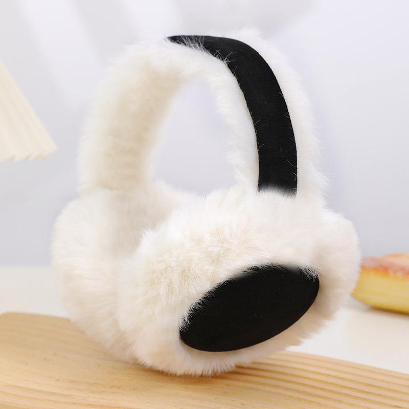 

Winter Plush Earmuffs for Women, Men & Girls - Cold Weather Ear Warmers for Couples One Size чорний