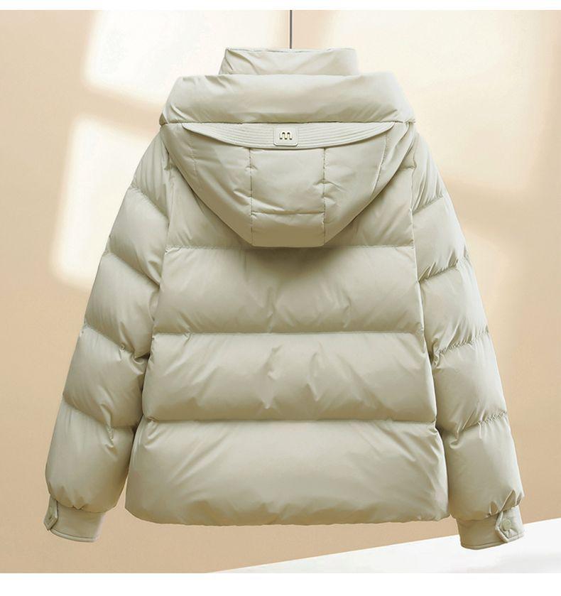 Women's Short Cotton Jacket 2025: Winter Korean Style Loose Stand Collar Down Coat, Thickened and Versatile Outerwear.