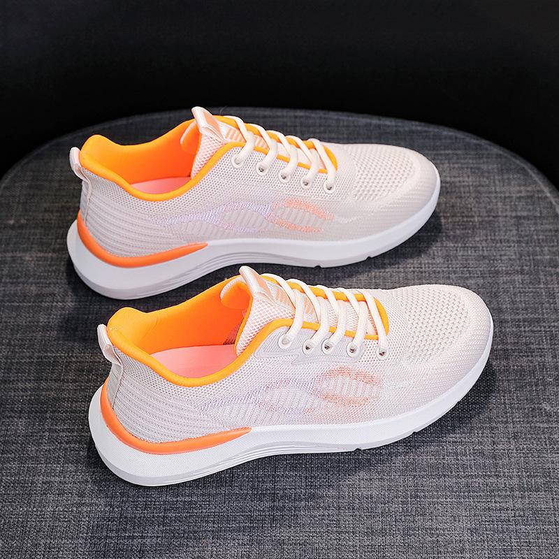 Sneakers spring new soft-soled mother shoes mesh hiking shoes casual running shoes 35