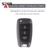 TPU Car Folding Key Case Cover Shell For Hyundai Elantra Solaris I30 I35 I40 IX35 Sonata Santa Fe Tucson Verna Celesta Accent