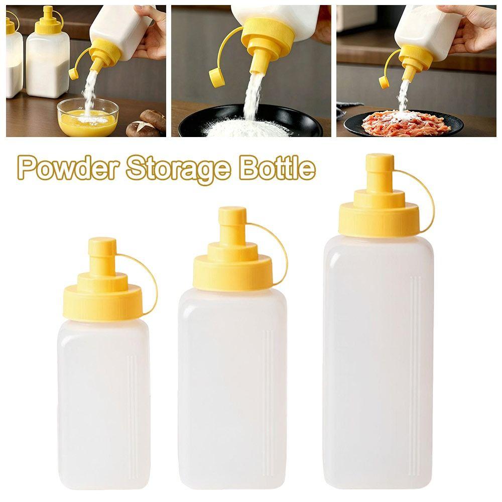 Sealed Lid Flour Dispenser Moisture Proof Starch Container New Powder Shaker Bottle