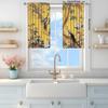 Artistic Vikama Piece New Chinese Style Peacock Curtains Home Decor Kitchen Bedroom Semi Blackout Made Of Polyester