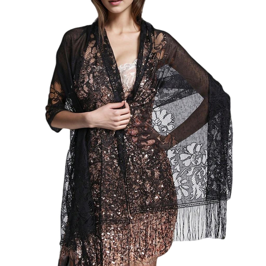 Soft Polyester Shawl for Women Breathable Bridesmaid Shoulder Wrap Wedding Guest Scarf Large Headwrap 200x60cm