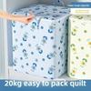Clothing Storage Bag Fabric Large Moving Packing Bag Household Bedroom Clothes Storage Luggage