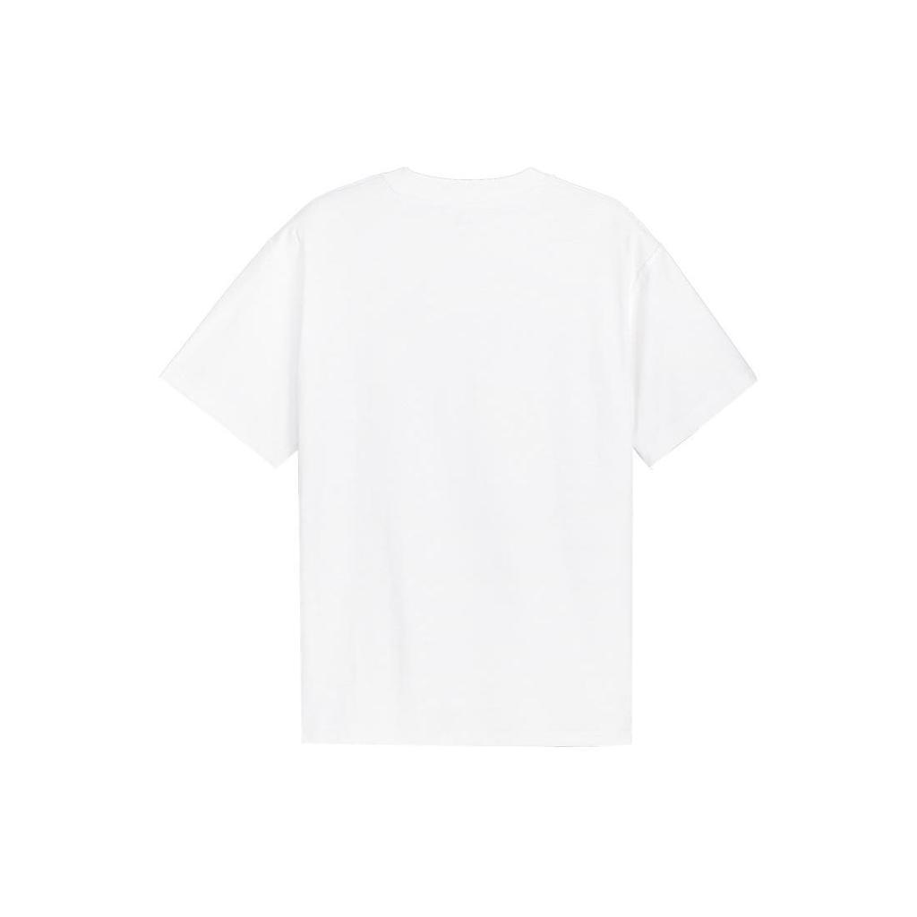 Puma Logo Design Casual Sports Round Neck Short Sleeve T-Shirt Men Tops White 623058-06