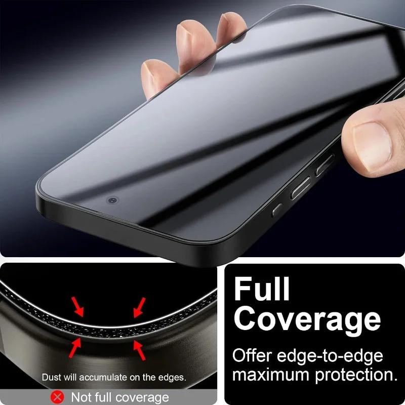 2PCS Privacy Tempered Glass For iPhone 17 16 Pro Max 16Pro 16Plus Anti Spy Screen Protector For iPhone 16/15/14/13/12/11 Glass