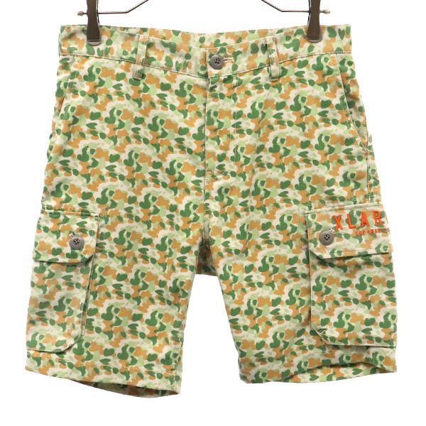 XLARGE Overall handle cargo shorts S Green system Men's Used