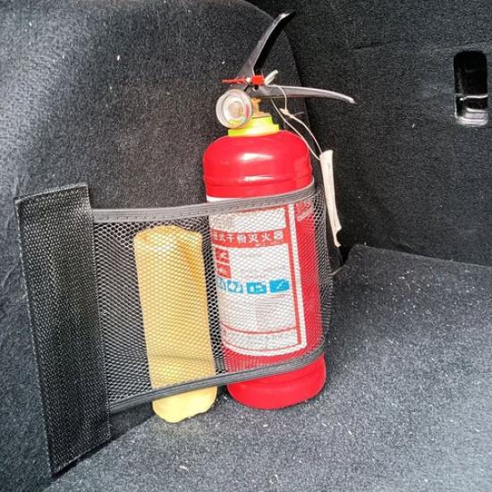 Elastic Mesh Interior Car Trunk Organizer Fixing Bet Storage Bag Car Accessories