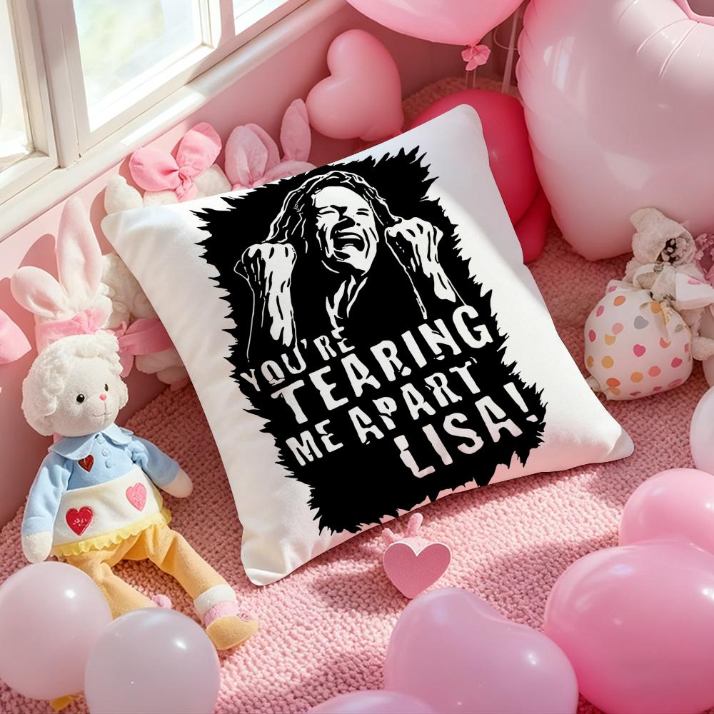 The Room T-Tommy Wiseau Pillow Case Soft Plush Fabric Double-Sided Printed Cushion Cover Warm Winter Sofa Pillow Case