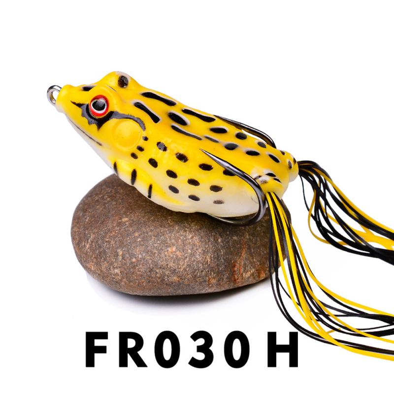 New! Thunder Frog Fishing Lure Lifelike Swimming Artificial Soft Bait With Double Hide Hook Fishing Gear
