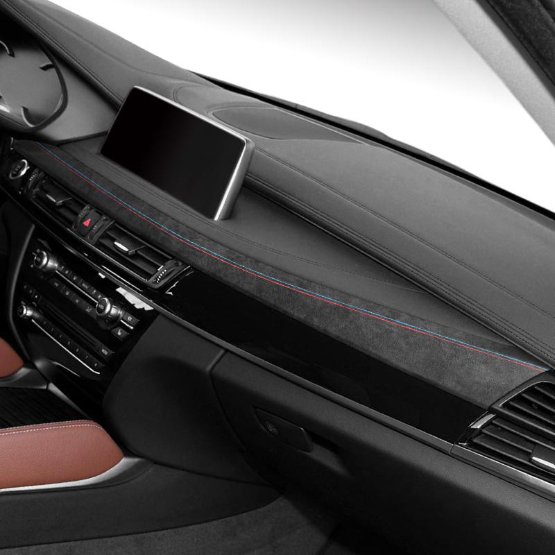 TPIC for BMW X5 F15 X6 F16 2014-2018 Car Center Console Dashboard Panel Decor Strip Auto Carbon Fiber Interior Tuning Accessory