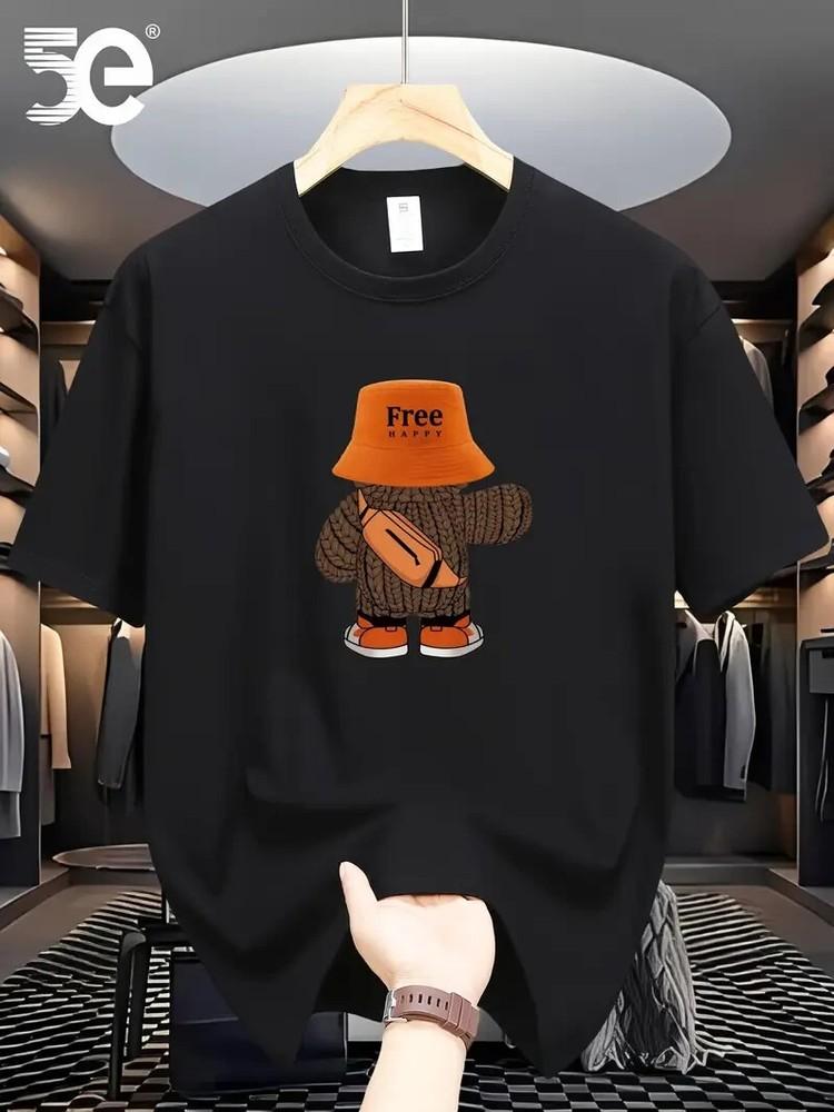 Teddy Bear Graphic Print Unisex Tshirt  Size S4XL Unisex T-Shirt M