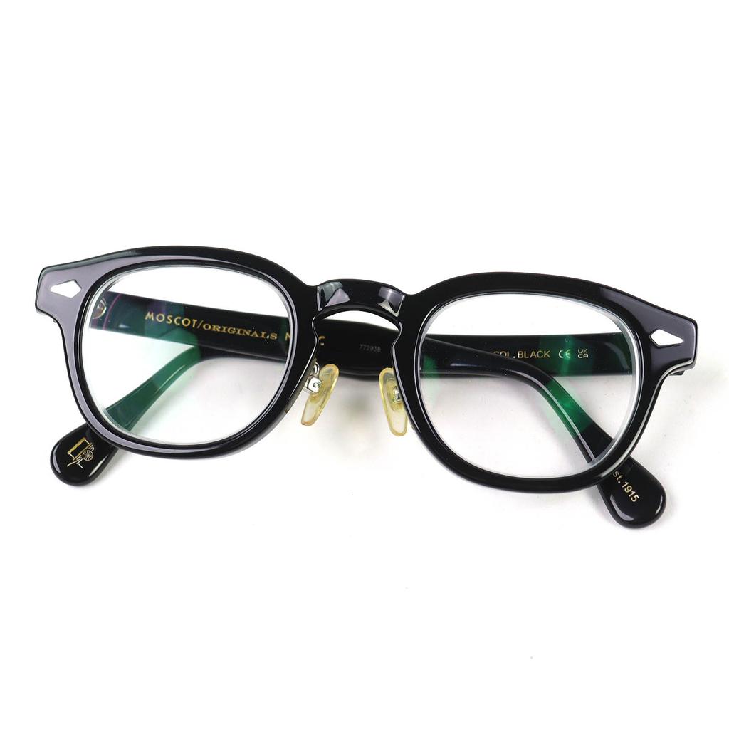 Great MOSCOT Glasses LEMTOSH Black Mens Used