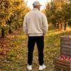 Sudadera para Hombre Tallas Grandes Ajuste Holgado Casual Manga Larga con Bolsillo para Otoño Invierno