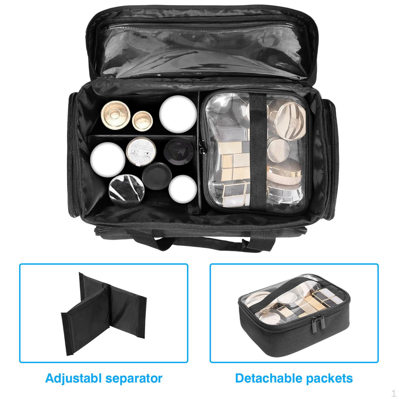 

Makeup Bag Travel Case Toiletries Accessories Toiletry Make up Organizer for Hair Tools