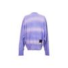 WE11DONE Tie-Dye Letter Print Round Neck Long Sleeve Sweatshirt Unisex sweatshirt Purple WD-TS8-20-098-U-PP