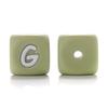 10Pcs 12mm Sage Silicone Alphabet Letter Beads 26 English Letter Baby Name Beads Teething Pacifier Chain Silicone Baby Teether