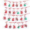 Felt Hanging Christmas Countdown Calendar Bag 11x16cm with Numbered Pockets for Festive Holiday Decor and Seasonal Treat Storage