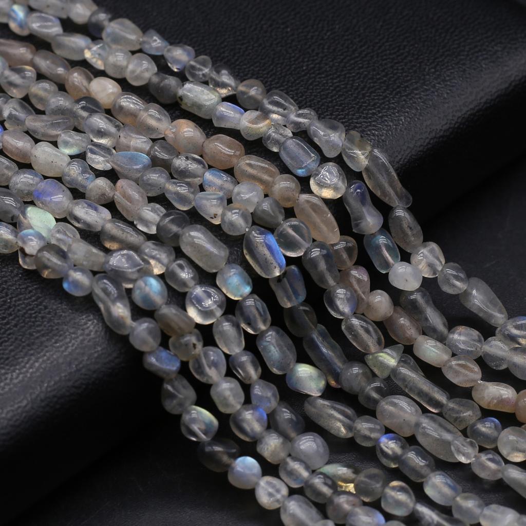 Natural Stone Irregular Beads Agates/Amethyst Smooth Beads 6-8 MM For Jewelry Making DIY Necklace Bracelet Earrings Accessory