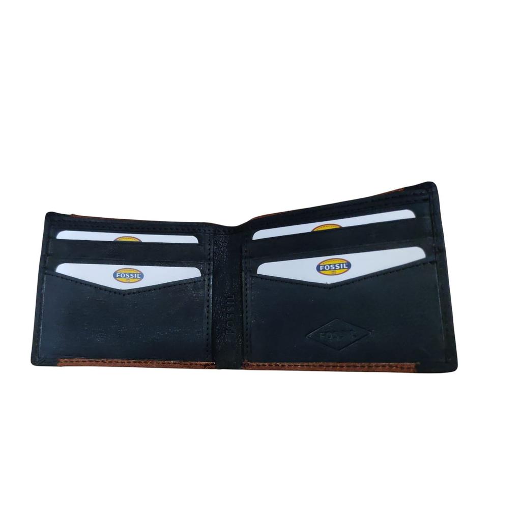 @ Fancy Wallet Pocket Card Holder Brown & Black Color For Men 128Gm Zr-7011-60%Off